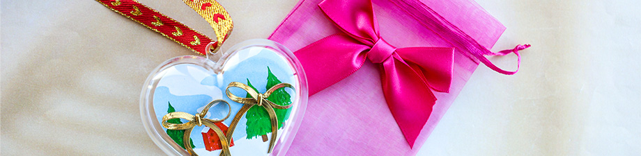 Nouveautés : sachets en organza et ornements Nouveautés : sachets en organza et ornements