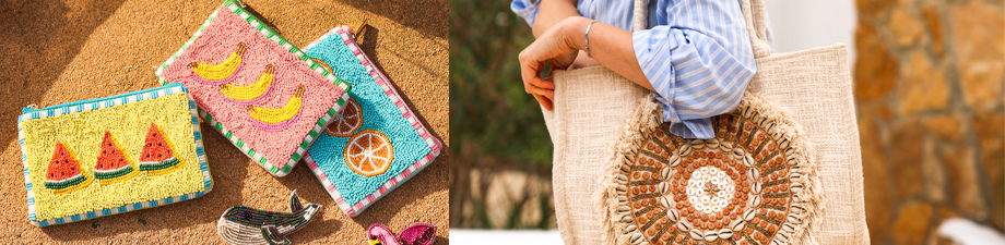 Sacs de plage, pochettes et portefeuilles Sacs de plage, pochettes et portefeuilles