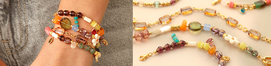 Nouvelle collection de perles pressées tchèques Nouvelle collection de perles pressées tchèques