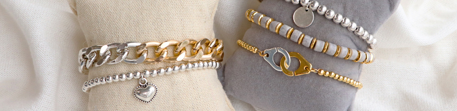 Appr&ecirc;ts en m&eacute;tal DQ argent antique