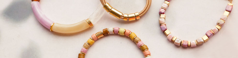 Perles en métal DQ doré Perles en métal DQ doré