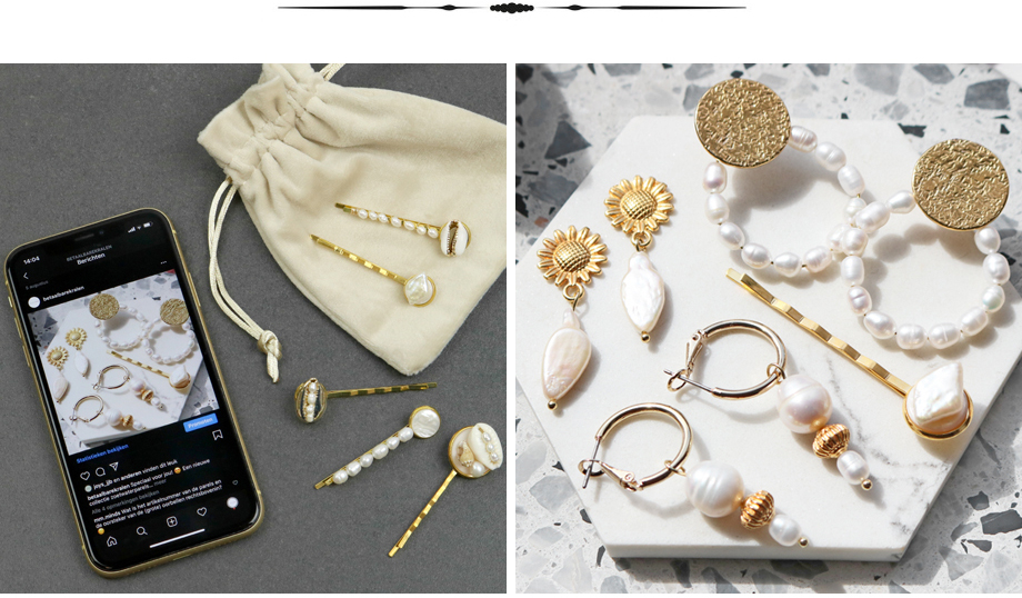 Nouvelle collection avec de magnifiques perles d’eau douce !